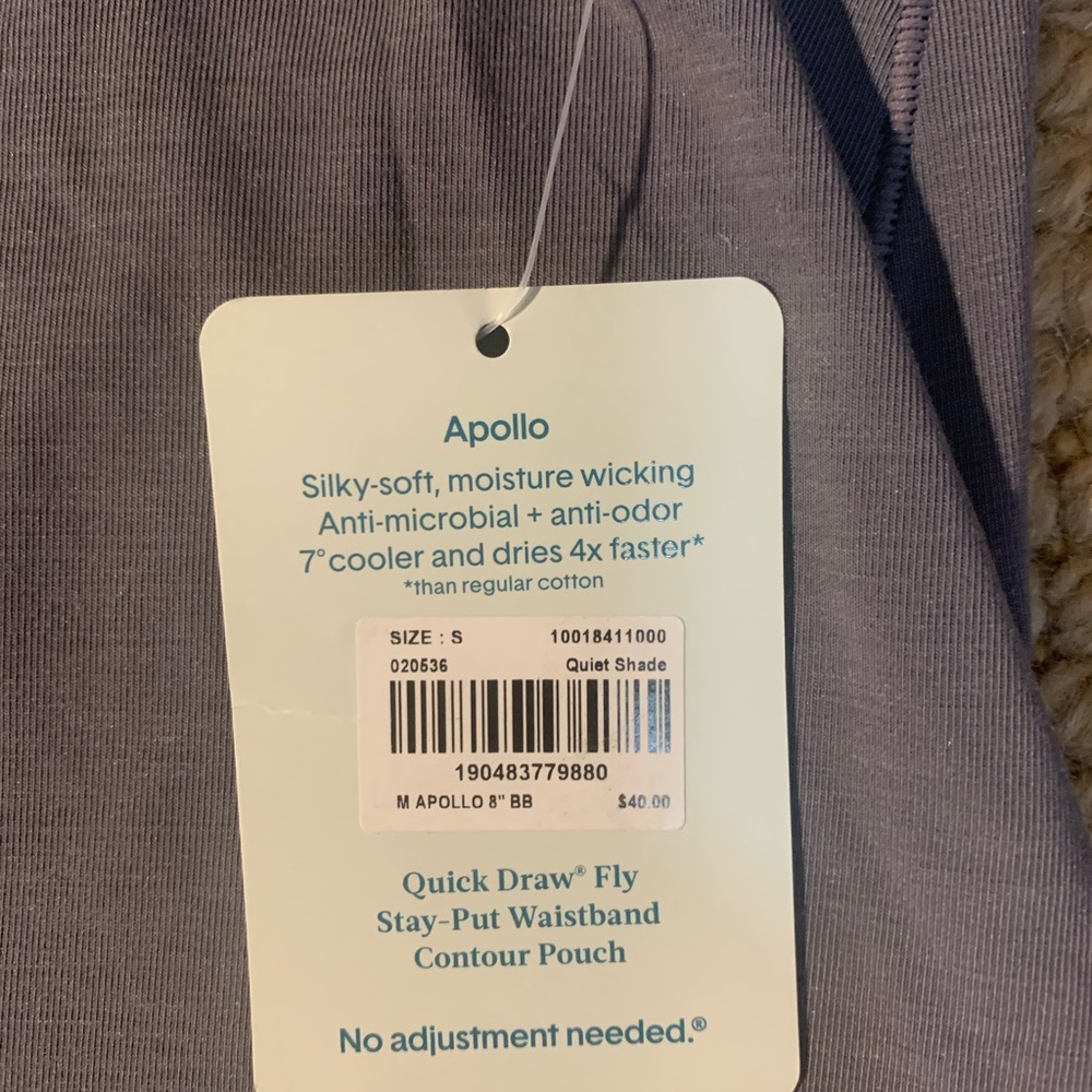 New With Tags Tommy John Apollo 8” Boxer Briefs Men’s Small Silky Soft Gray - Picture 5 of 6